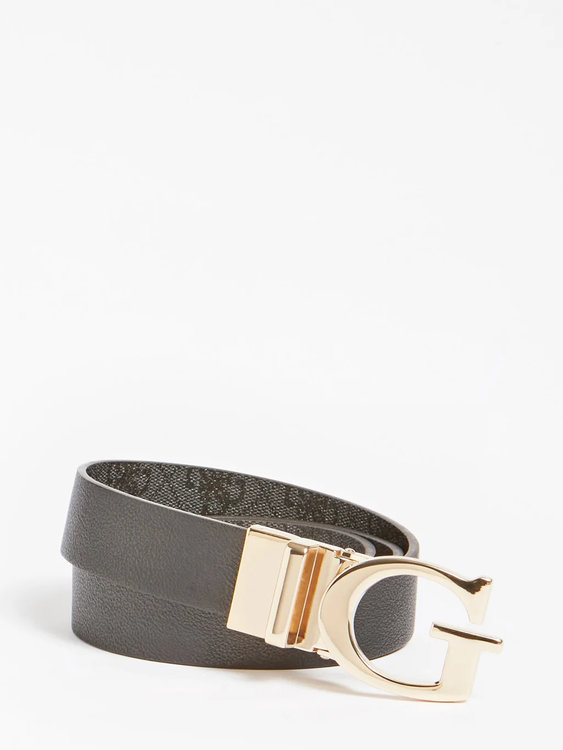 Alisa oboustranný pásek Černá, Zlatá barva Ženy