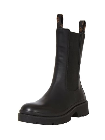 Guess – FL7LORELE10-BLACK KRÁTKÉ KOZAČKY