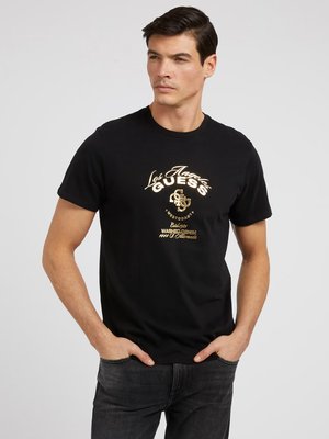 GUESS – Westcoast triko, Černá barva
