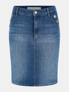 Luxusní Iolonda sukně, Modrá barva, 26, 27, 28