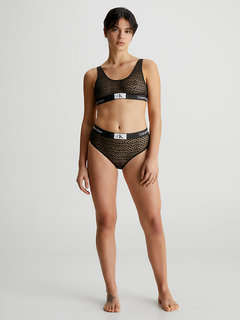 1996 Animal Lace bikiny Černá barva Ženy