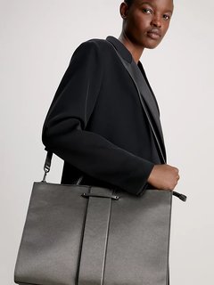 Luxusní Bar Hardware kabelka, Šedá, Stříbrná barva, OS