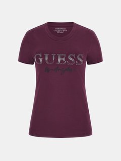 Luxusní Logo Micro Studs triko, Fialová, Vínová barva, XS, S, M, L