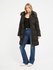 Módní Marisol kabát, Černá barva, 2023