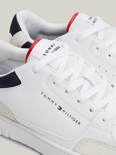 Tommy Hilfiger, Bílá barva TH Basket Core tenisky