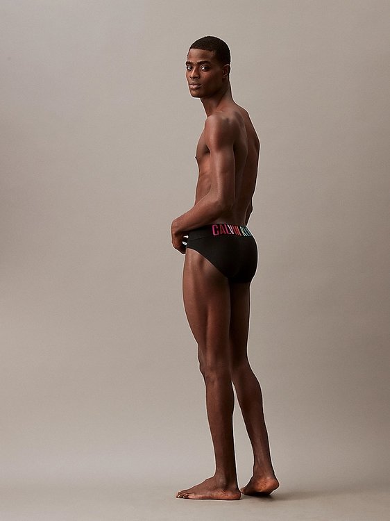 Pride Cotton slipy – Calvin Klein Underwear, Černá barva Muži