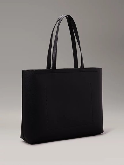 Módní Minimal Monogram Slim kabelka, Černá barva, 2024