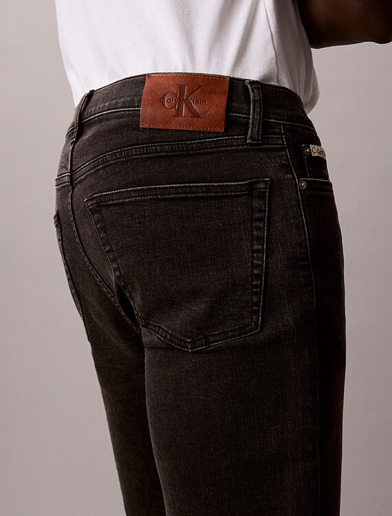 Slim essential šortky Černá barva Muži