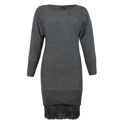 Guess – Celine šaty, Šedá barva