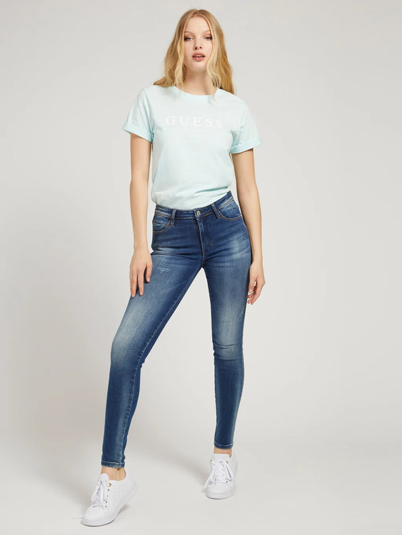 Luxusní Skinny fit jeans, Modrá barva, 25/9, 25, 26/9, 26, 27/9, 27, 28/9, 28, 29/9, 29, 30/9, 31/9