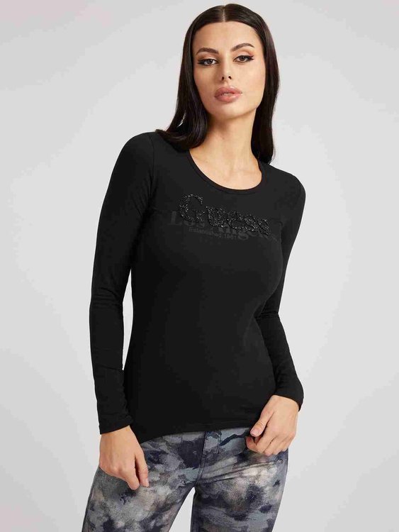 Guess – Astrelle triko, Černá barva 1