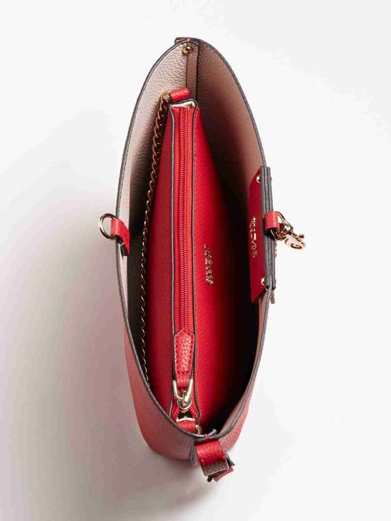 Módní Brenton kabelka, Béžová, Červená barva, 2022 1