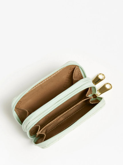 Módní Earlene peněženka, Zelená barva, 2022
