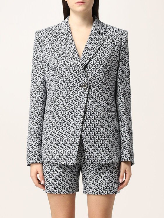 Pinko – Grumello sako, Bílá, Modrá, Navy barva