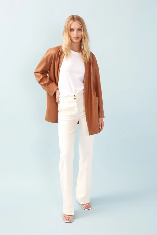 Módní Dresda triko, Bílá barva, 2022