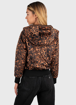 Madeleine bunda – Guess, Hnědá barva Ženy