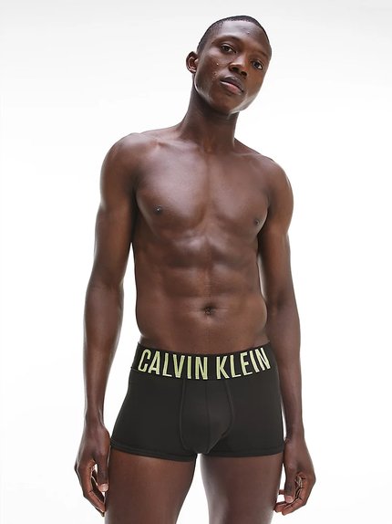 Módní Intense Power boxery 2ks, Černá, Žlutá barva, 2022