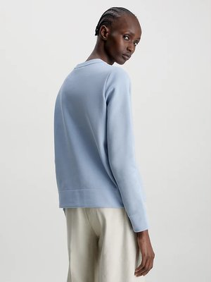 Micro Logo mikina – Calvin Klein, Modrá barva Ženy