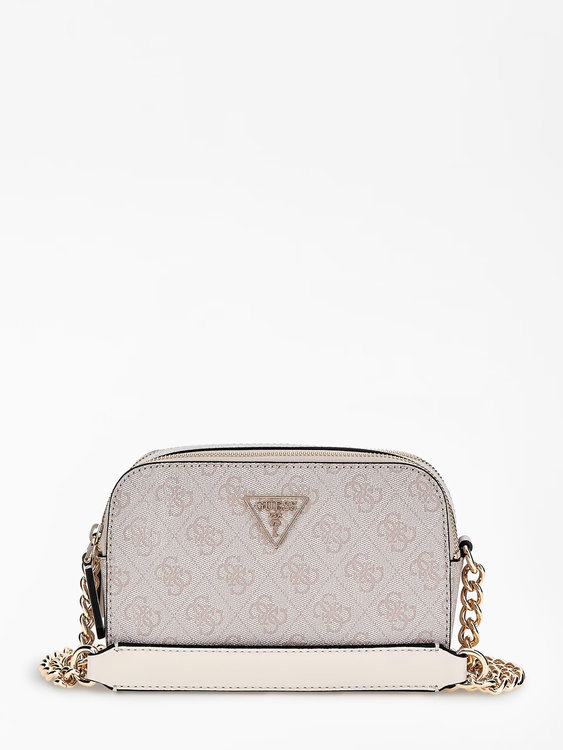 GUESS – Noelle crossbody, Béžová barva