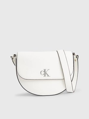 Calvin Klein Jeans – Minimal crossbody, Bílá barva
