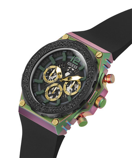 Exposure hodinky Černá, Iridiscentní barva Muži