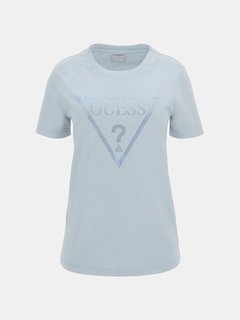 Vintage Logo Stones triko Modrá barva Ženy