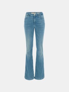 Sexy Boot Power jeans Modrá barva Ženy