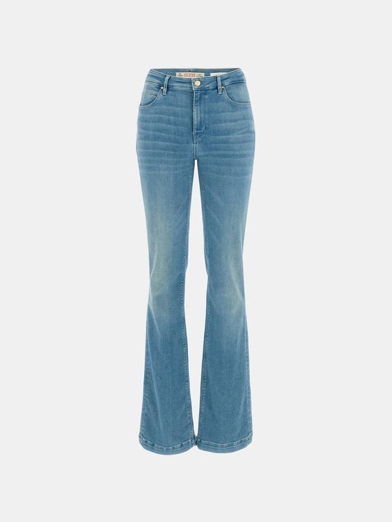 Sexy Boot Power jeans Modrá barva Ženy