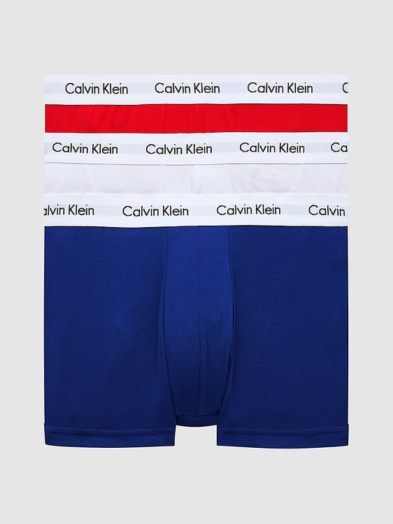 Calvin Klein Underwear – Boxery, Bílá, Červená, Modrá, Multi barva