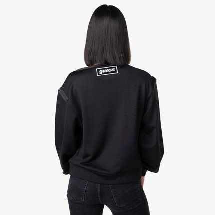 Luxusní Simona mikina, Černá barva, XS, S, M, L