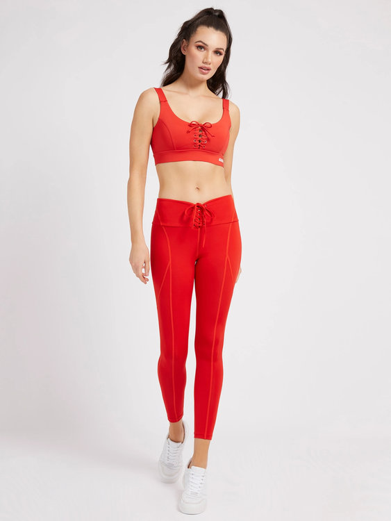 Agatha sportovní podprsenka – Guess, Červená barva Ženy