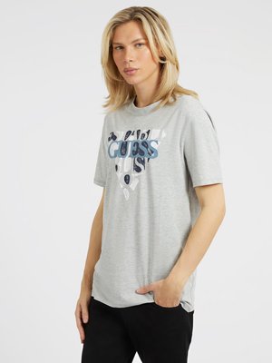 GUESS – Blurri triko, Šedá barva