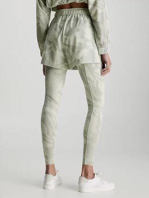 Gym šortky – Calvin Klein Performance, Zelená barva Ženy