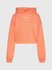 Gathered Hem mikina Oranžová barva Ženy