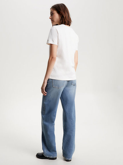 Módní Varsity IMD triko, Bílá barva, 2023