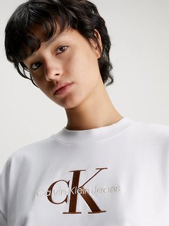 Luxusní Premium Monologo triko, Bílá barva, XS, S, M, L