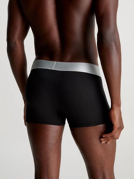 Módní CK Steel Cotton boxery 3ks, Černá barva, 2024