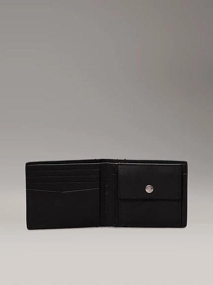 Módní Logo Emboss peněženka, Černá barva, 2024