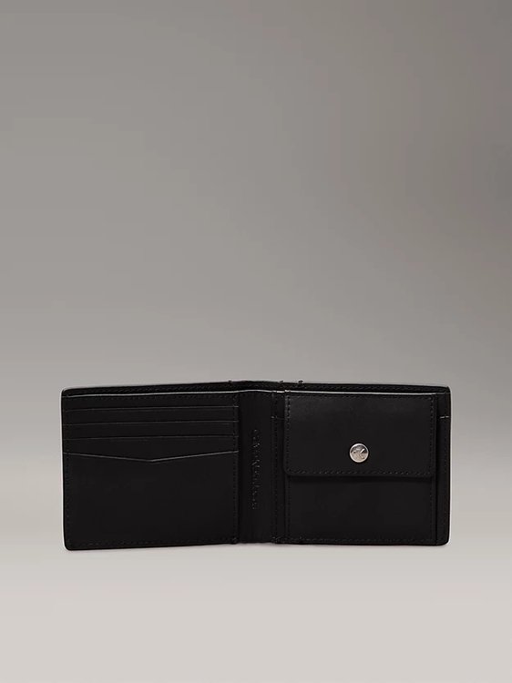 Módní Logo Emboss peněženka, Černá barva, 2024