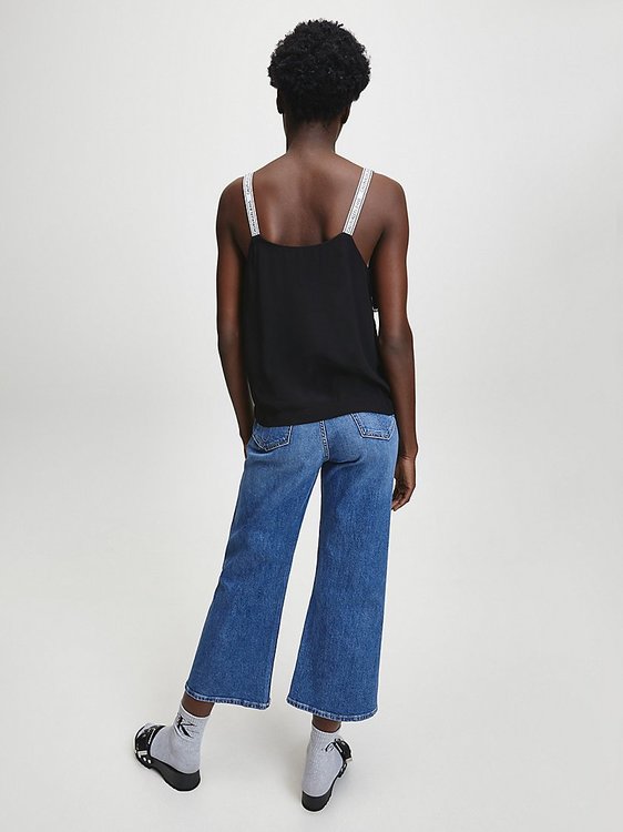 Módní Logo Triko, Černá barva, 2021, 2020