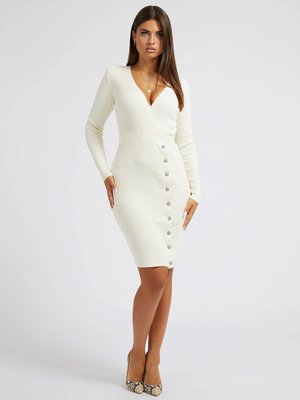 Guess – Alexandra šaty, Bílá barva