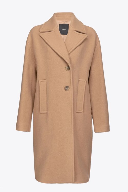 Luxusní Inning kabát, Hnědá barva, 40, 42