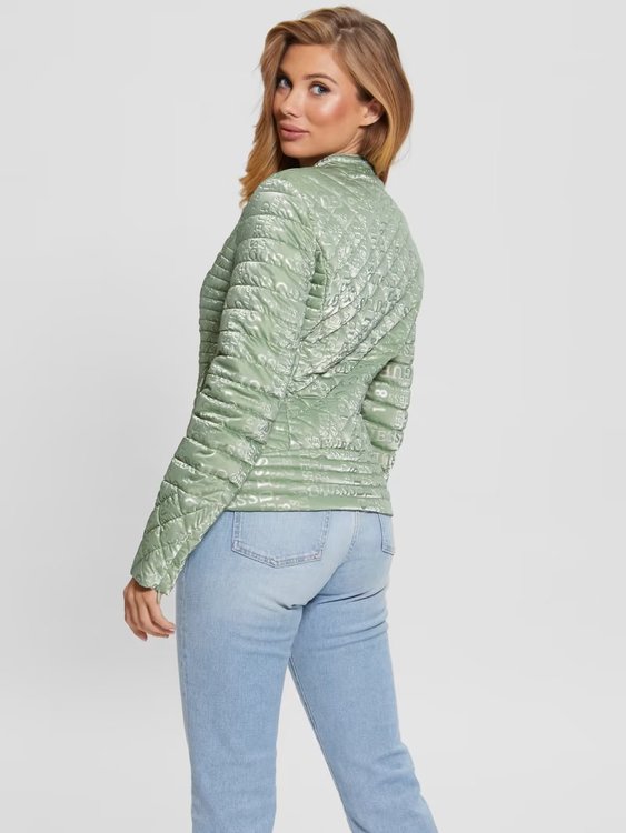 New Vona bunda – GUESS, Zelená barva Ženy