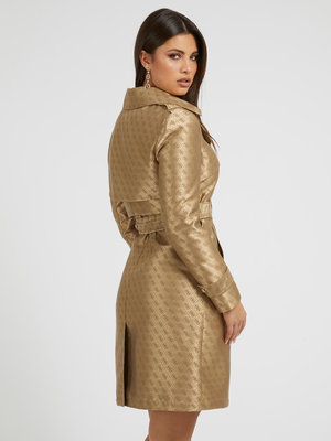 Diletta kabát – GUESS, Hnědá barva Ženy