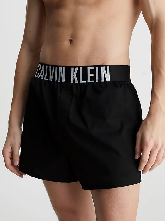 Intense Power trenky 2ks – Calvin Klein Underwear, Černá, Zelená barva Muži
