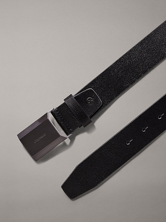 Beveled pásek – Calvin Klein Jeans, Černá barva Muži