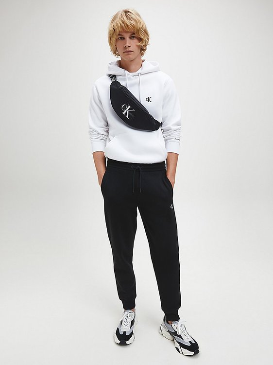 Essential Kalhoty – Calvin Klein Jeans, Černá barva Muži, Muži