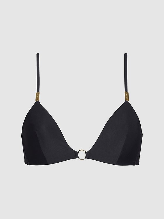 Calvin Klein Swimwear – Plavky Core Solids - Horní díl, Černá barva