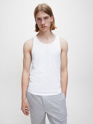 Calvin Klein Underwear – Modern Cotton tílko 2ks, Bílá barva