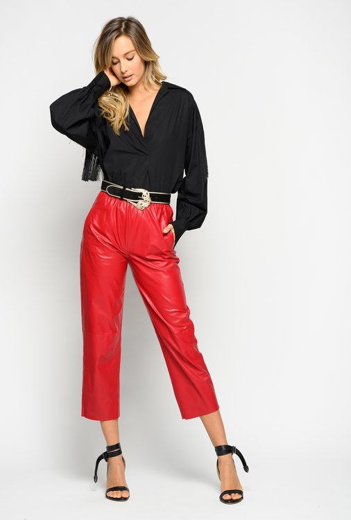 Módní Halenka Vegetariana, Černá barva, 2020, 2020